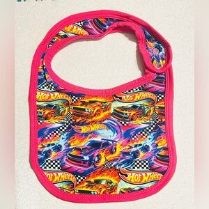 BAMBOO Blue and Pink Bibs with Energetic Racing Design